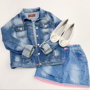 SEVEN FOR ALL MANKIND DENIM JACKET SZ XL